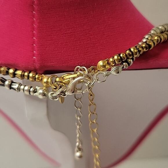 Premier Designs Classic Metallic Feminine Customizable Beaded Pendant Necklace - Picture 3 of 4